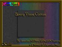 Berry Vines Cotton Textures 