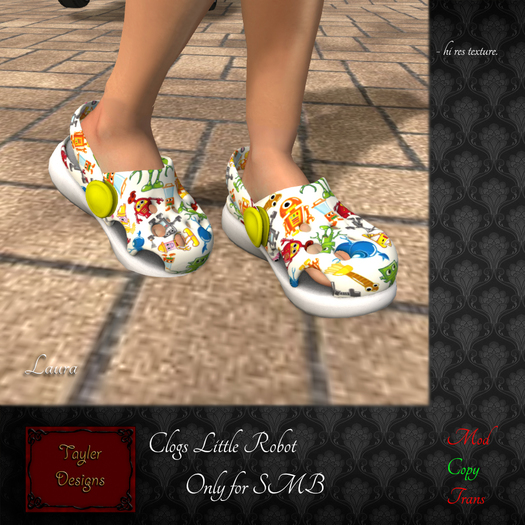 [T.D.] SMB CLOGS little robot