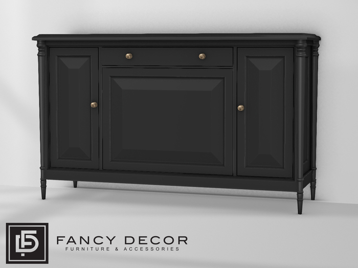 Fancy Decor: Crawford Cabinet (black)