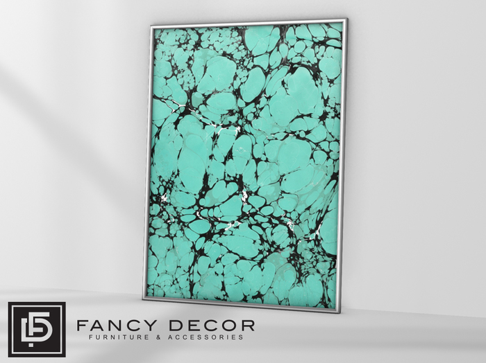 Fancy Decor: Marbled Art (silver)