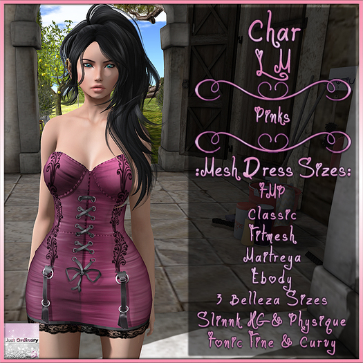 Char Dress LM Pinks