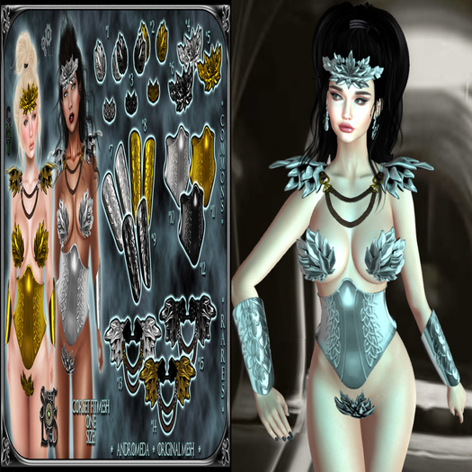 GACHA.*SL* Andromeda-Jewelry Set-Silver
