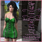 Char Dress LM Greens