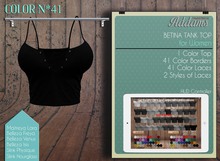 Addams "Betina" Mesh V-Neck Top for Maitreya, Belleza, Slink #41