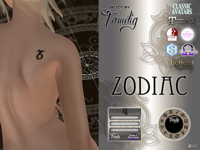 Zodiac Female Group gift -Tattoo by Tamdig-