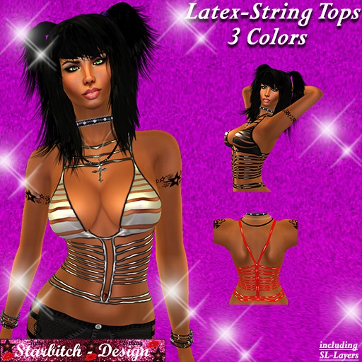 Latex-String Tops (including Omega-Applier)