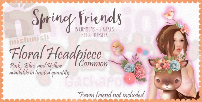 MishMish - Flora Headpiece -yellow [Boxed]