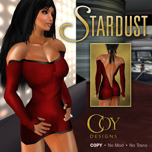 ****COY - Stardust - Ruby - Long Sleeve Mini