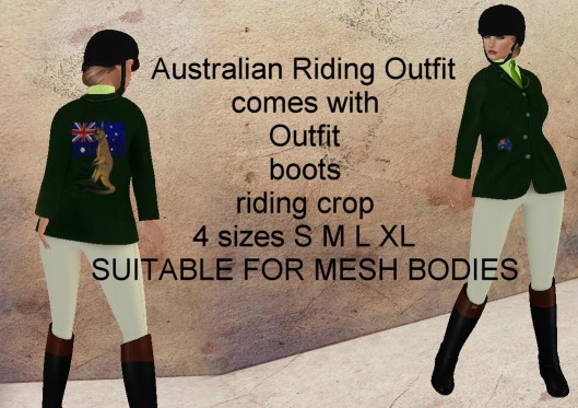 Australia Riding outfit BOXED