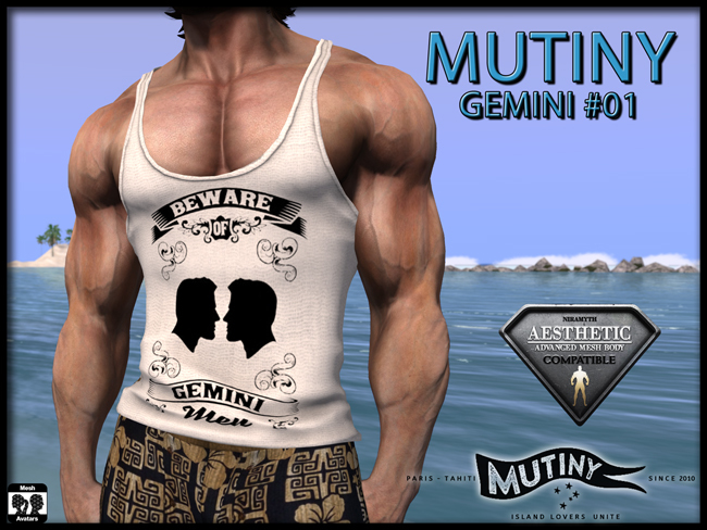MUTINY Tank Top - gemini#01