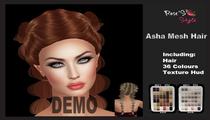 ROSE'S STYLE Asha Mesh Hair DEMO