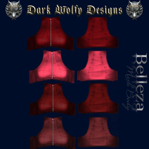<DWD> Zippered Halter - Reds (Belleza)
