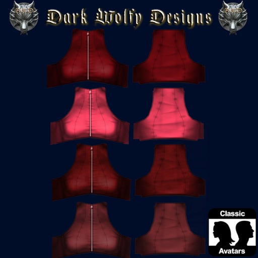 <DWD> Zippered Halter - Reds (Classic)