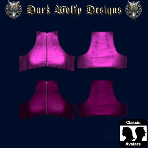 <DWD> Zippered Halter - Purples (Classic)