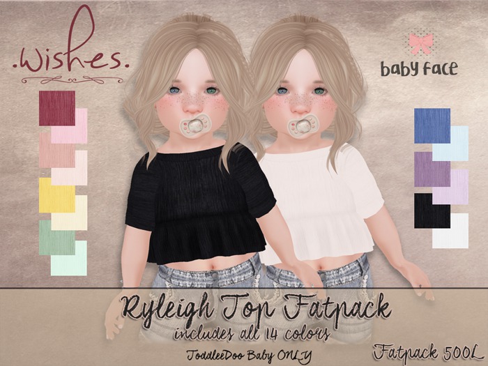 .Wishes. ~ Ryleigh Top ~ Fatpack
