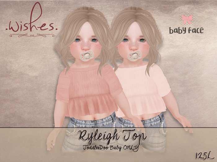 .Wishes. ~ Ryleigh Top ~ Peaches ~ Unpacker {add me}