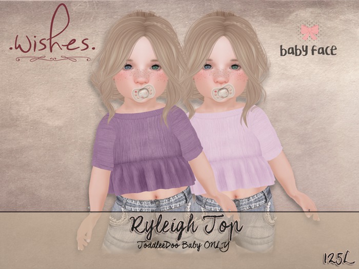 .Wishes. ~ Ryleigh Top ~ Purples ~ Unpacker {add me}
