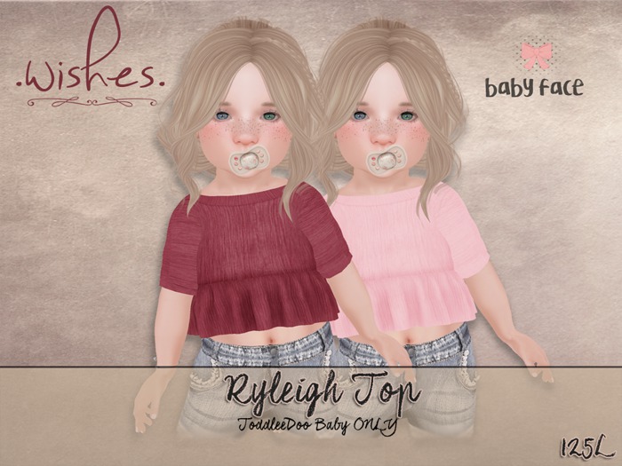 .Wishes. ~ Ryleigh Top ~ Reds
