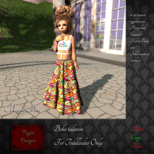 [T.D.] Toddleedoo Boho Talarem