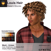 A&A Louis Hair Variety Colors, boxed