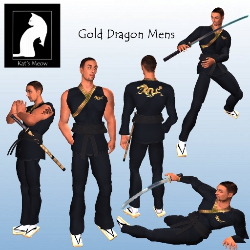 KM Gold Dragon Gi for men