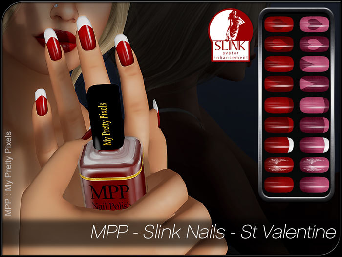 - MPP - Slink Finger & Toe Nails HUD - St Valentine