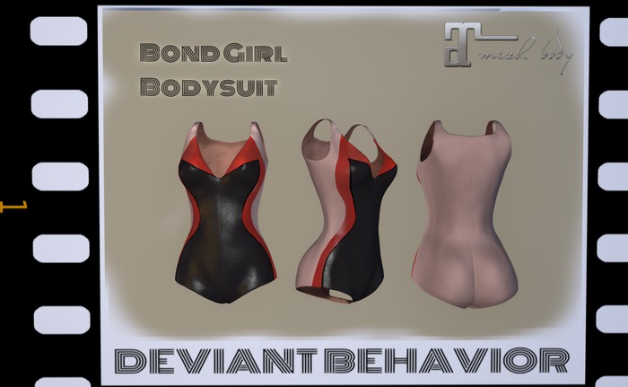 DB - Bond Girl Bodysuit (diablo) 