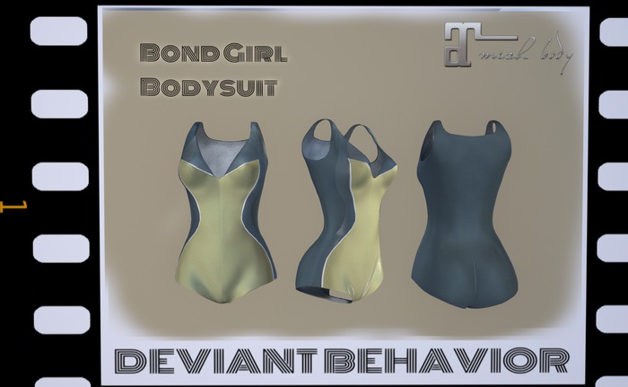 DB - Bond Girl Bodysuit (custard)