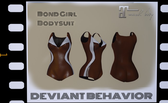 DB - Bond Girl Bodysuit (hersheys)