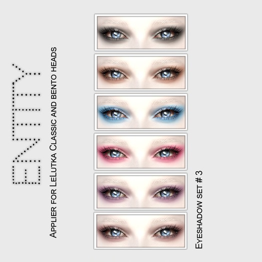Entity Eyeshadow Pack 3 LeLutka
