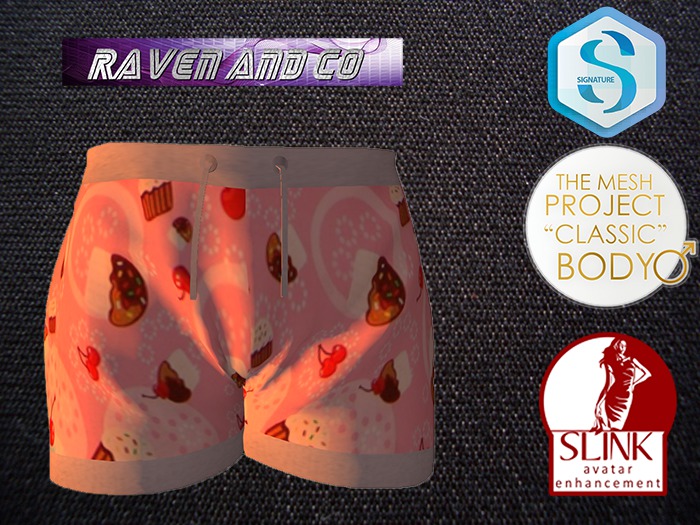 Raven & Co - beach short mesh