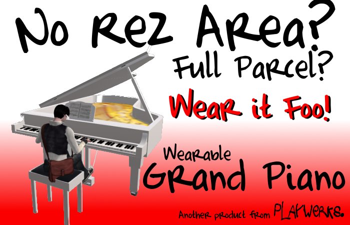 Wear it! Attachable Grand Piano (Wearable) Box