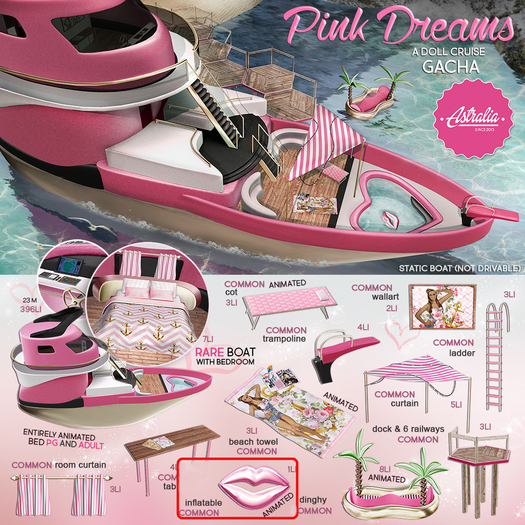 Astralia - Pink Dreams Inflatable mouth