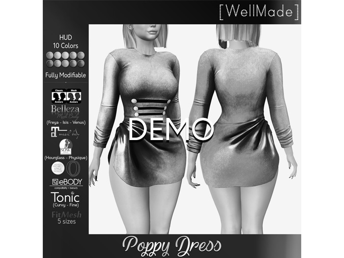 [WellMade] Poppy Dress DEMO