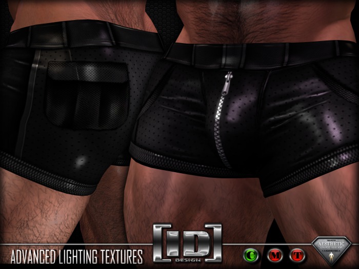 [ ID ] Leather Zipped Short For (NIRAMYTH) - AESTHETIC