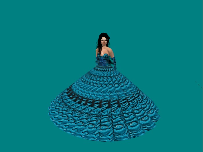 the blues gown