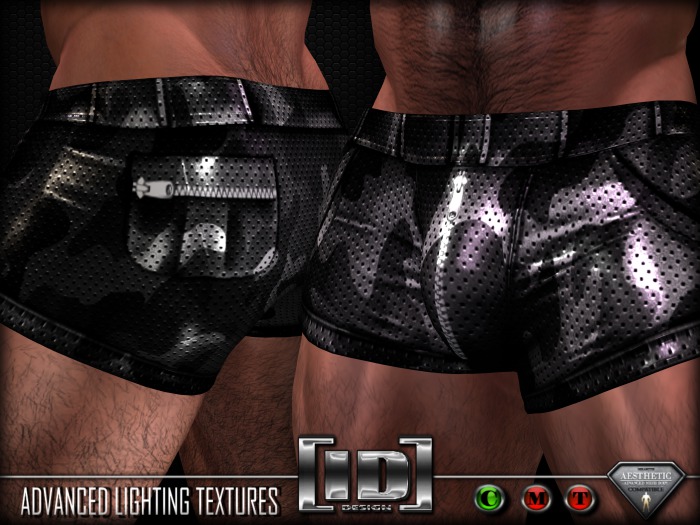 [ ID ] Leather Zipped Short For (NIRAMYTH) - AESTHETIC