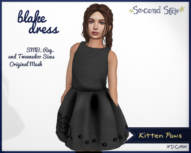 Blake Dress - Kitten Paws