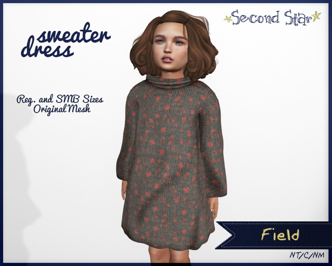 Sweater Dress - Field (Gift)