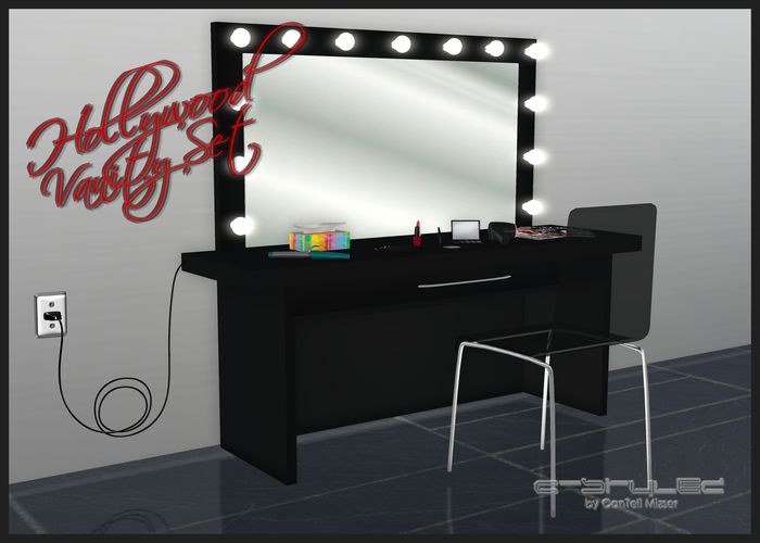 C-Stylez by CM - Hollywood Vanity Set - Black - with Animations and Poses