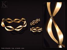 (Kunglers) Barbra set - Gold