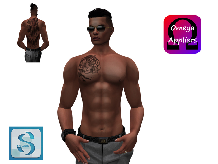 Tattoo tiger Omega Signature