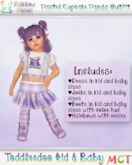 .:RP:. Pastel Cupcake Panda Outfit - TD (wear to unpack)
