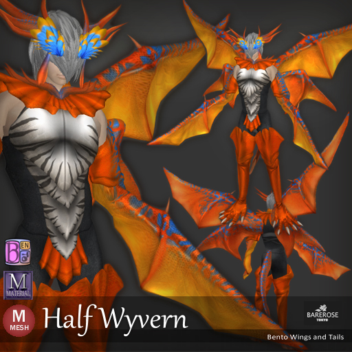 ::: B@R ::: Half Wyvern (Bento Wings and Tails)