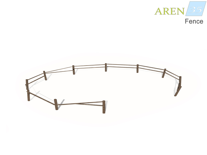 Full Perm Mesh 5LI Round Fence