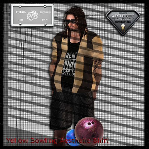 Rockabilly Tan Bowling Aesthetic Unbuttoned Shirt
