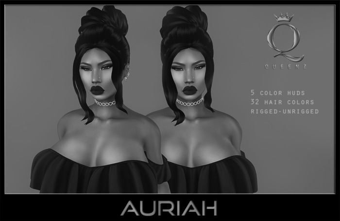 {H} Auriah (Rigged Mesh Hair) DEMO