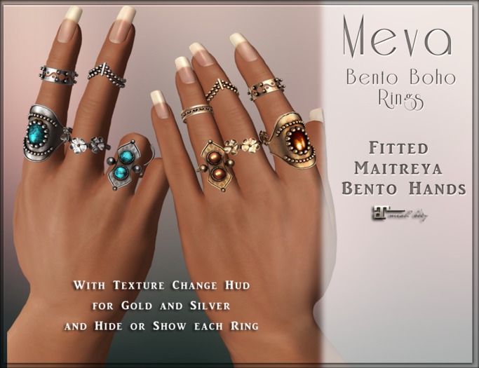 Meva Boho Bento Rings Maitreya Box [Wear Me]