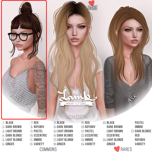 Lamb. Asleep - Ginger Pack