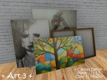 || When I'm Bored || Decor || 100% Mesh || Canvas || Art 3
